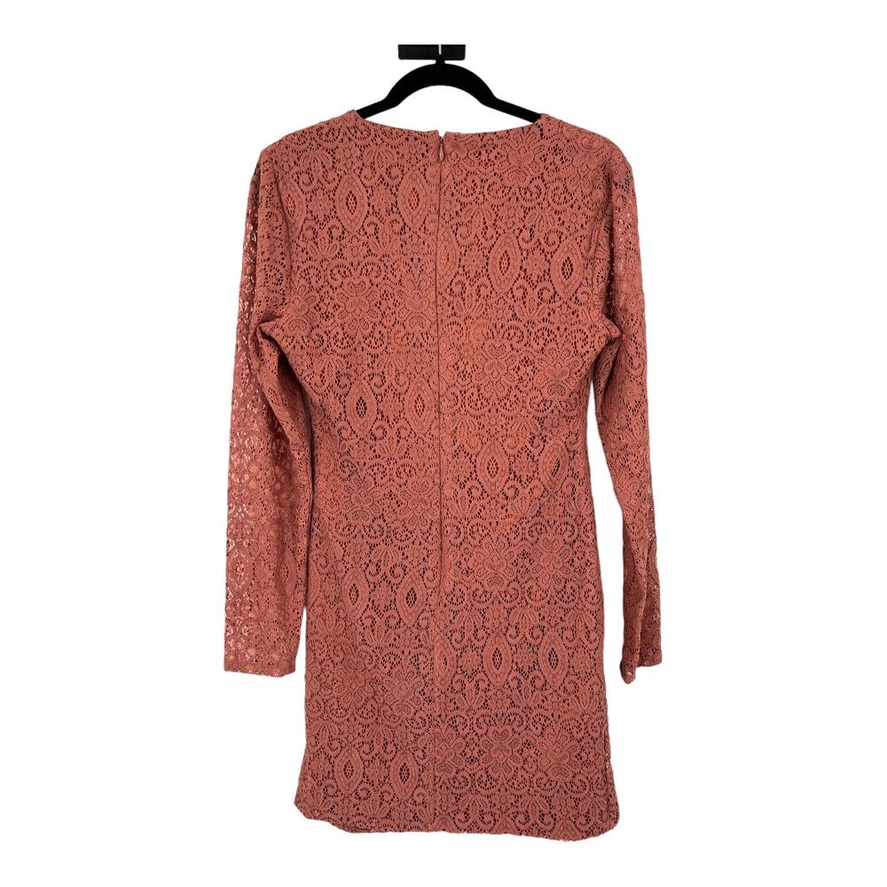 Bardot Dress Isla long sleeve lace side gathered size 10 XL - Picture 7 of 7